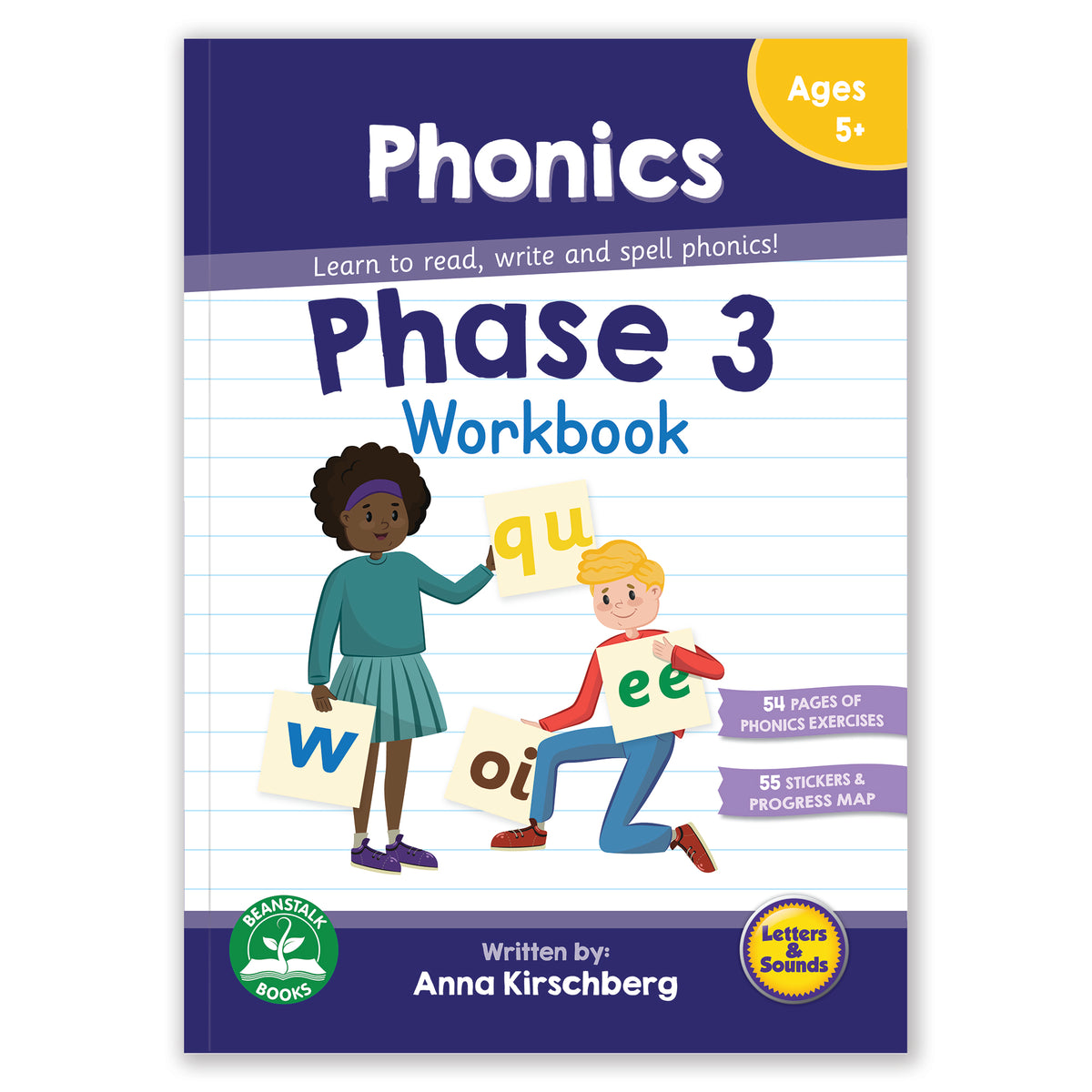 Phase 3 Phonics Workbook - 12 Pack