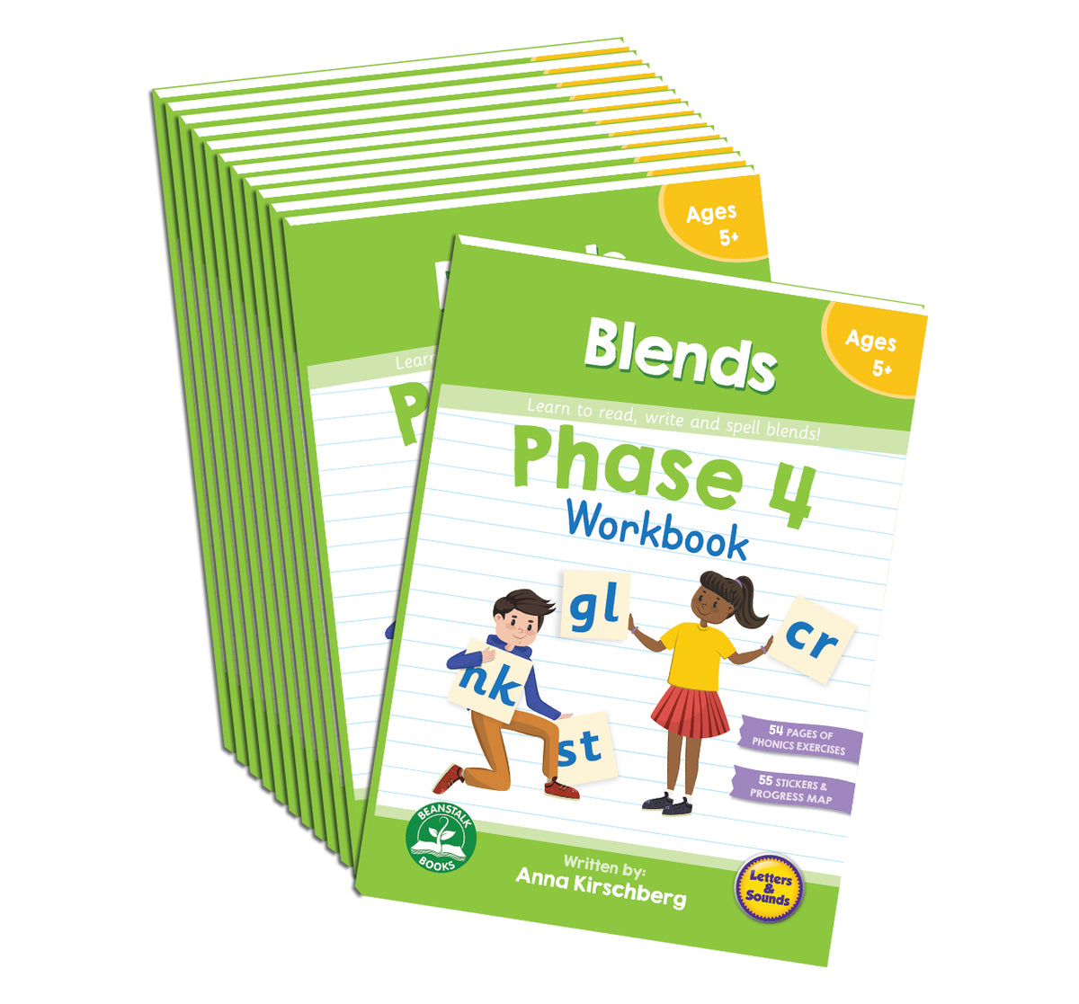 Phase 4 Blends Workbook - 12 Pack