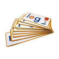 Junior Learning JL198 CVC Word Strips stacked pieces