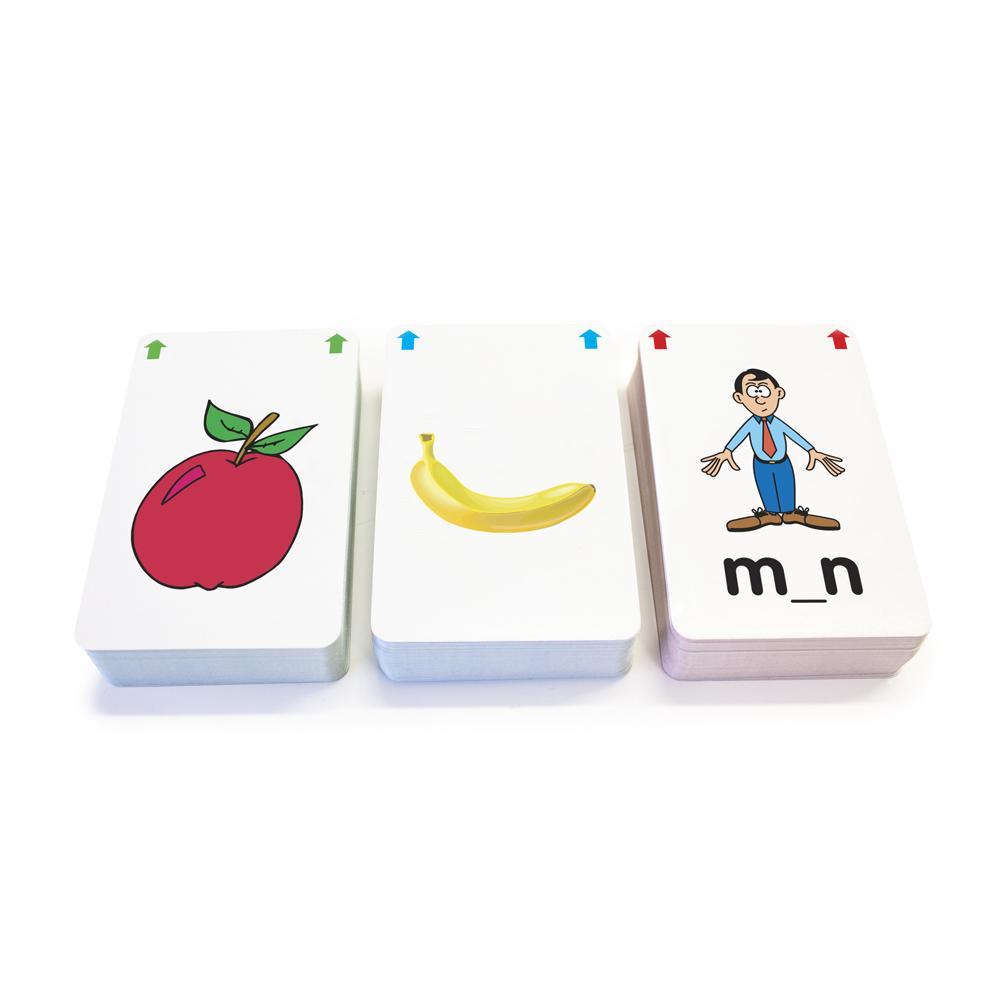 Junior Learning JL202 Letter Sounds Flashcards stacked