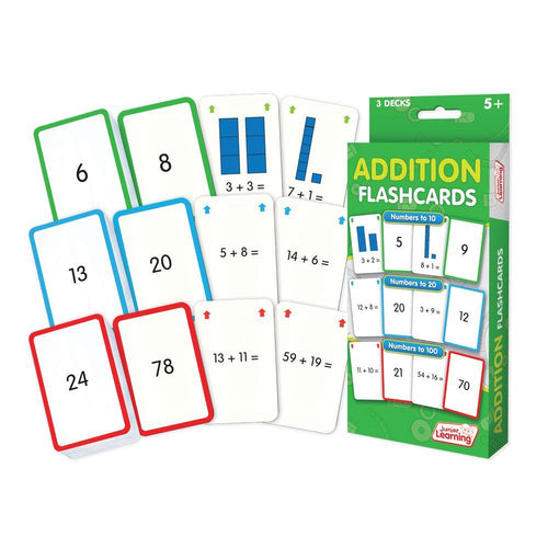 Junior Learning JL204 Addition Flashcards and box