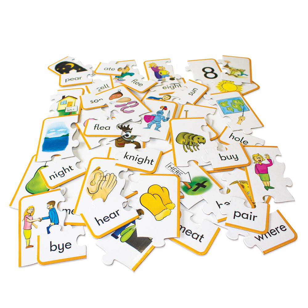 Junior Leanring JL243 Homonym Puzzles all pieces