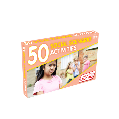 Junior Learning JL361 50 Social Scenario Activities front box