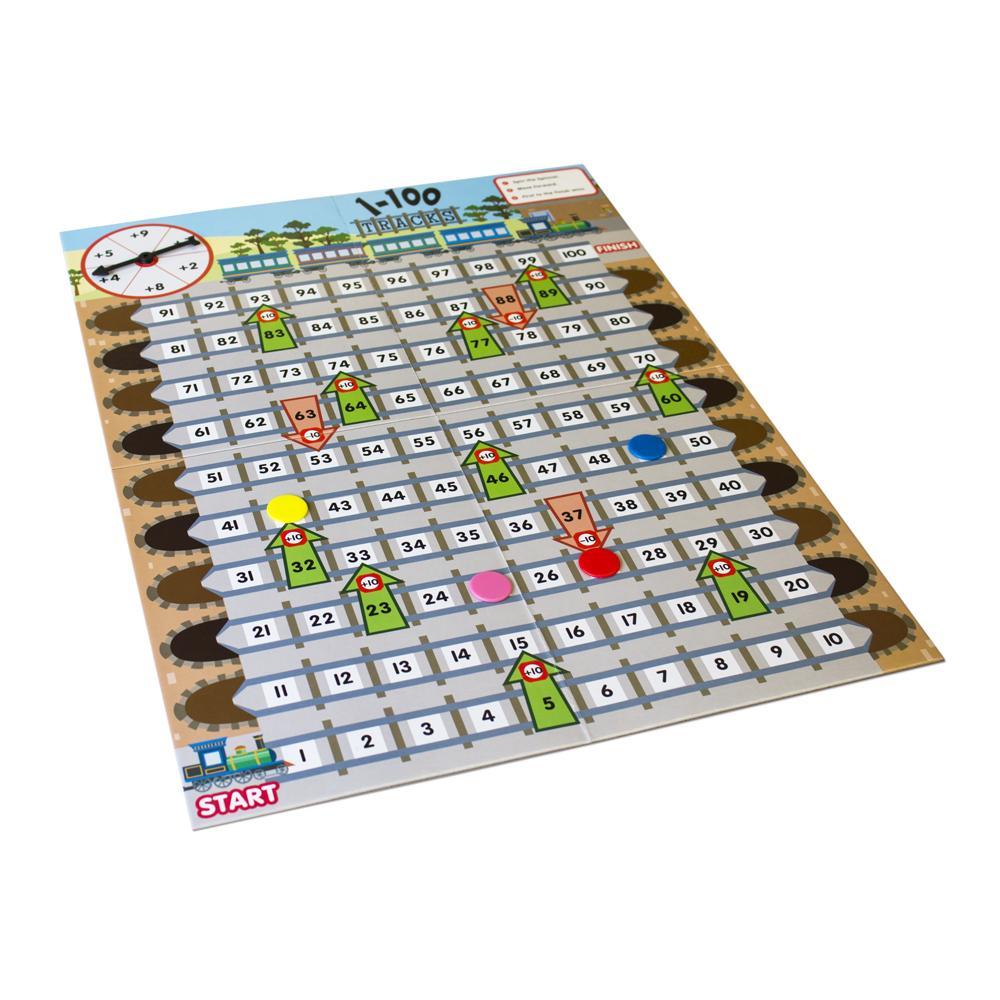 Junior Learning JL403 1-100 Tracks board game