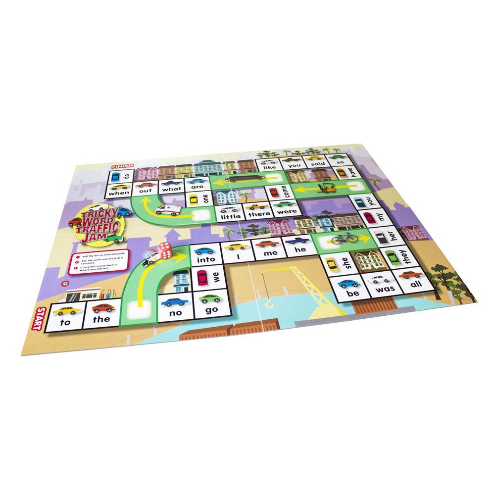 Junior Learning JL405 Tricky Word Traffic Jam board game