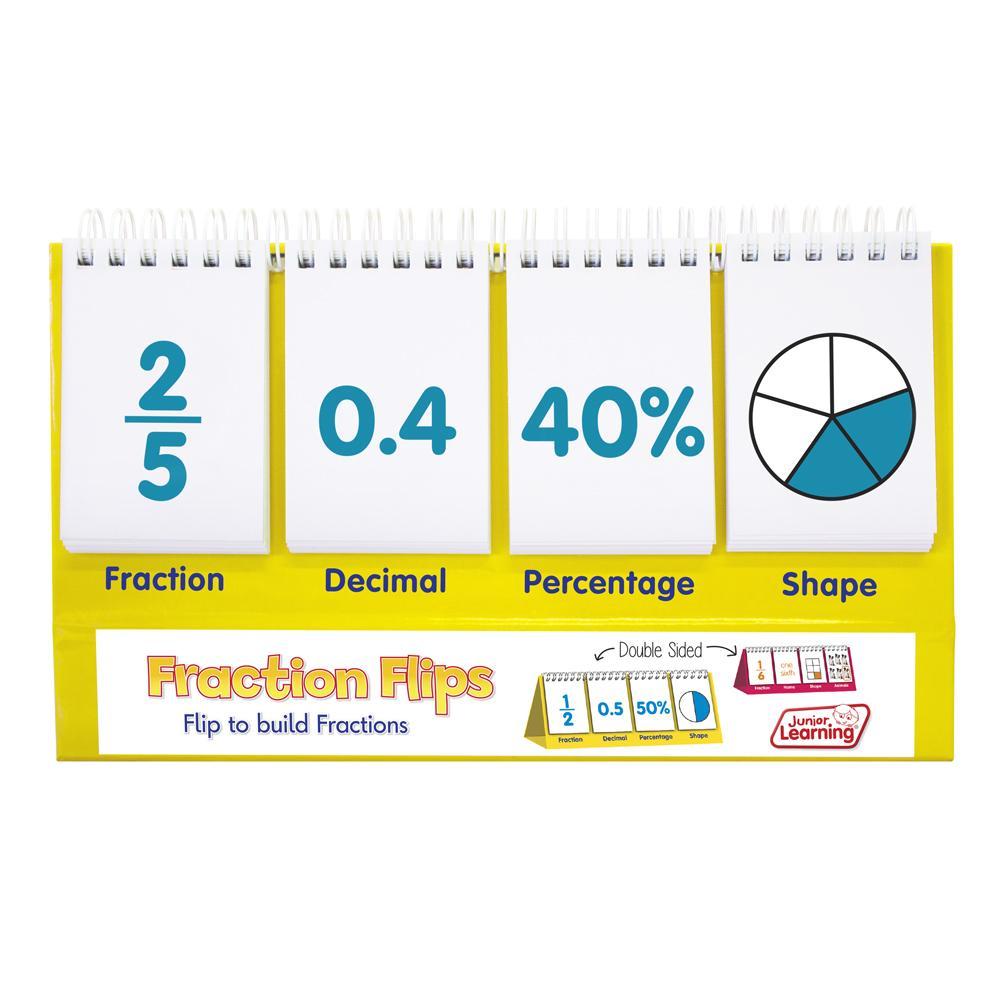 Junior Learning JL454 Fraction Flips side-2 flat