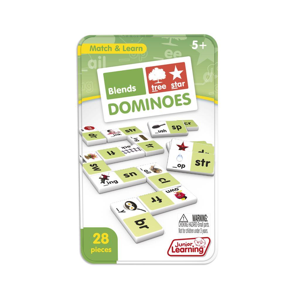 Junior Learning JL494 Blends Dominoes tin