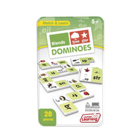 Junior Learning JL494 Blends Dominoes tin