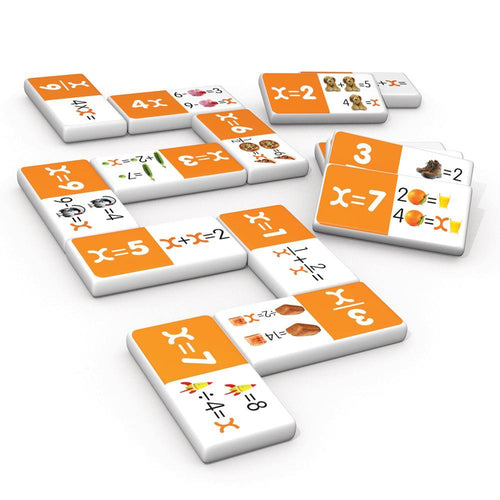 Junior Learning JL497 Algebra Dominoes pieces