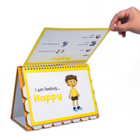 handing turning flip of Junior Learning JL246 Family Puzzles side-1