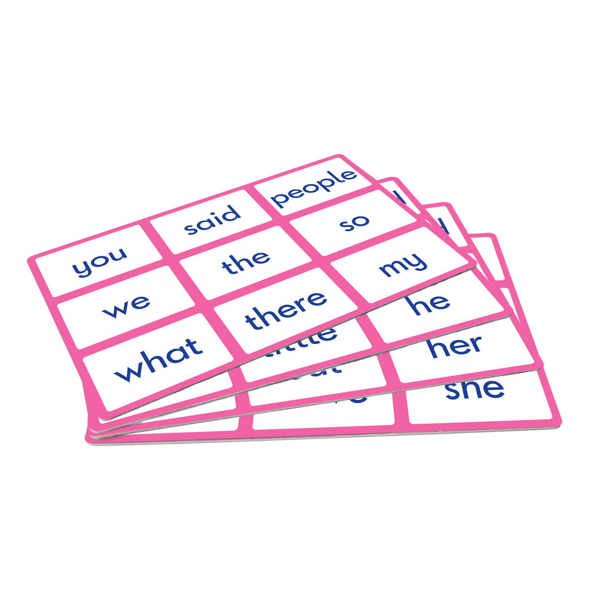 Tricky Word Bingo