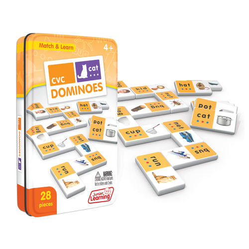 Junior Learning JL669 CVC Dominoes tin and pieces