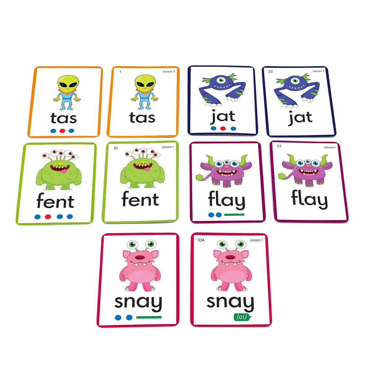 Alien Word Cards