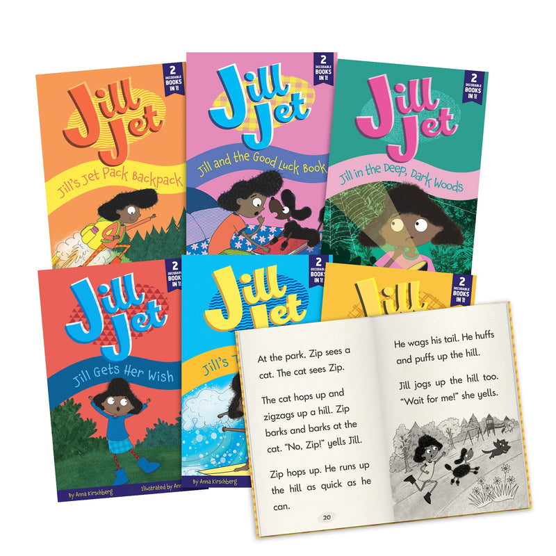 Jill jet decodable chapter books box set junior learning aus