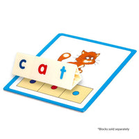 Junior Learning JL178 CVC Builders Activity Cards with tri blocks