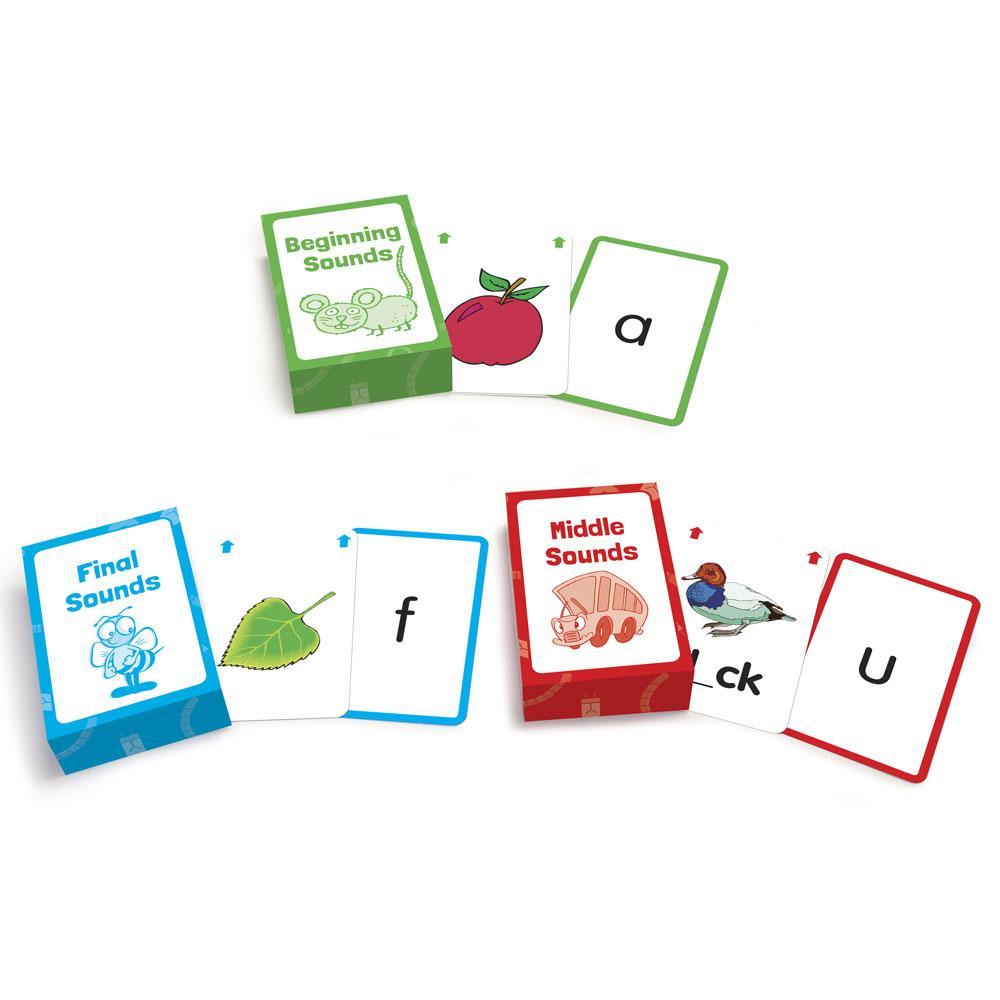 Junior Learning JL202 Letter Sounds Flashcards deck and cards