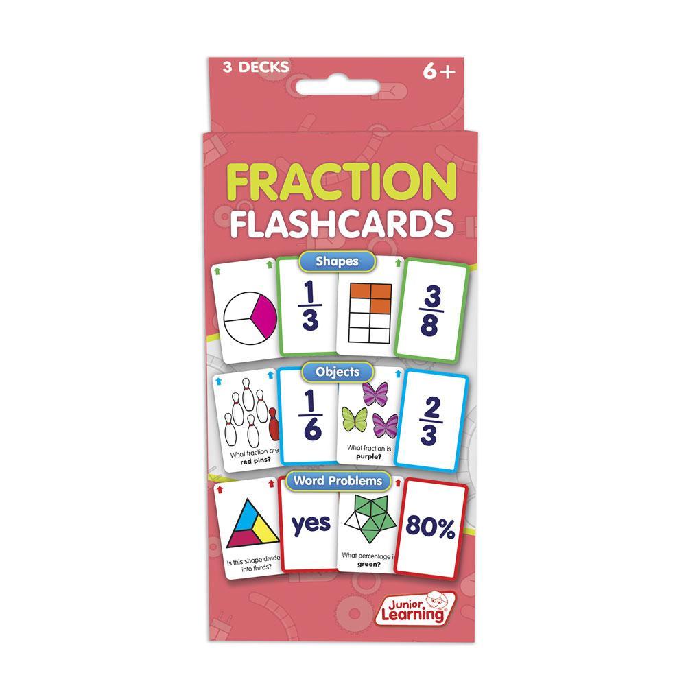 Junior Learning JL212 Fraction Flashcards box 