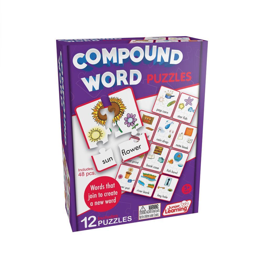 Junior Learning JL244 Compound Word Puzzles box angled right