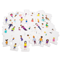 Junior Learning JL246 Family Puzzles pieces