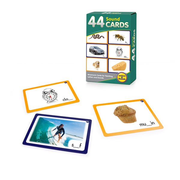 Junior Learning JL269 44 Sound Cards box and cards