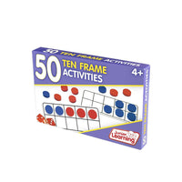 Junior Learning JL321 50 Ten Frame Activities front box angled left