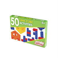 Junior Learning JL324 50 Link Cube Activities front box angled left