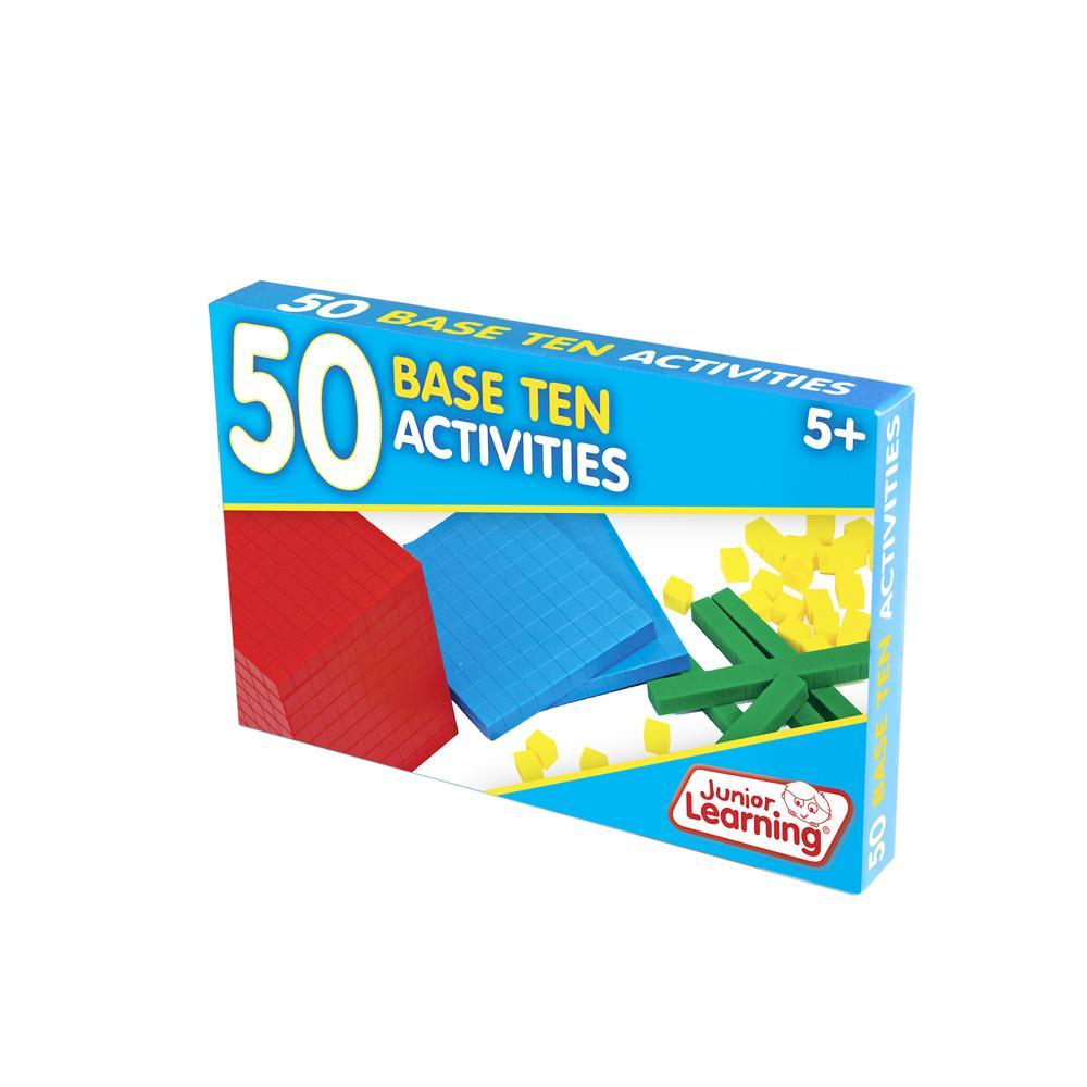 Junior Learning JL326 50 Base Ten Activities box angled left