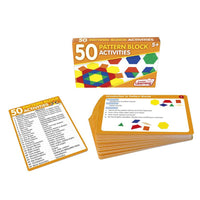 Junior Learning JL329 50 Pattern Block Activities box and cards