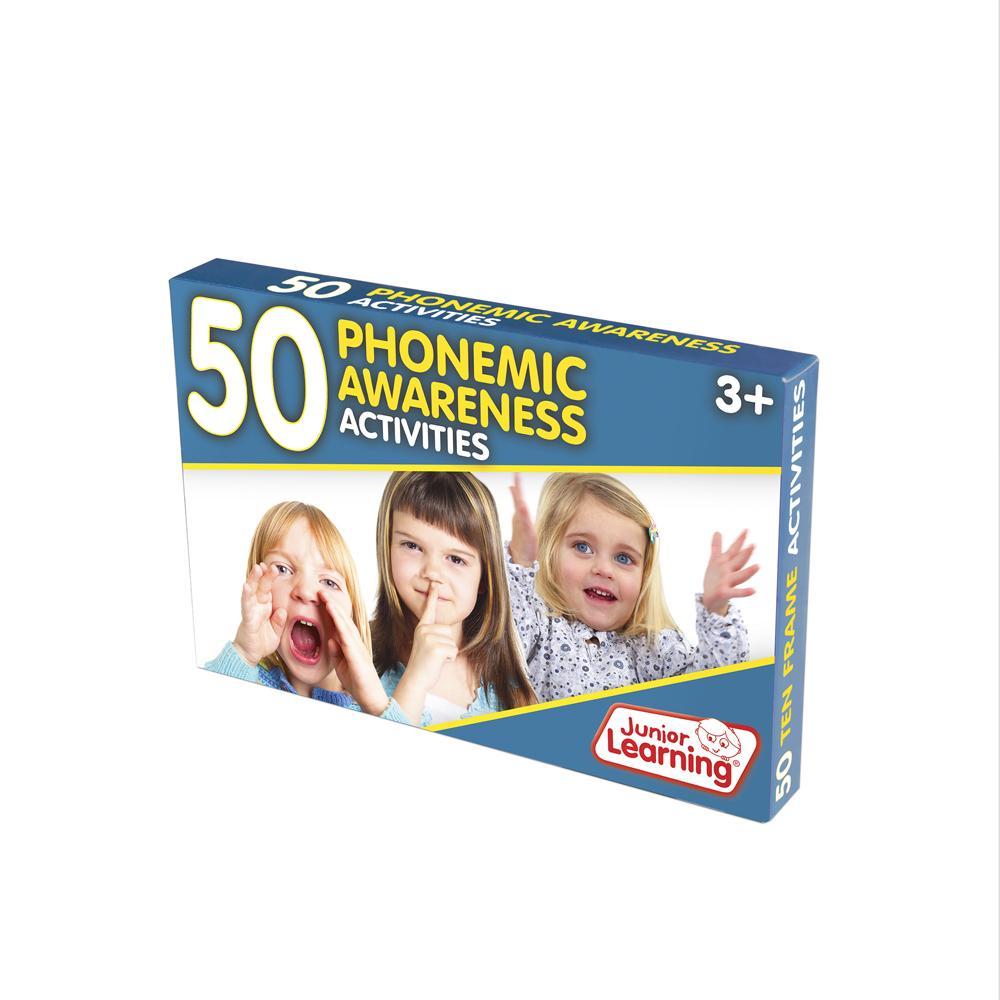 Junior Learning JL351 50 Phonemic Awareness Activities box left facing
