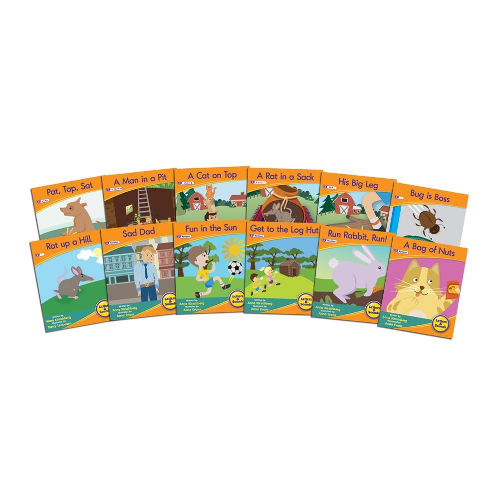 Junior Learning JL381 Letters & Sounds Phase 2 Set 1 Fiction spread