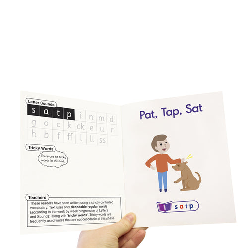 Junior Learning JL957 Letters & Sounds Phase 2 Set 1 Fiction - 6 Pack information page
