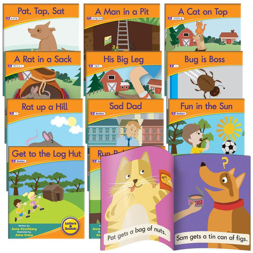 Junior Learning JL381 Letters & Sounds Phase 2 Set 1 Fiction all books