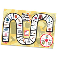 Junior Learning JL407 waht? where? when? board game