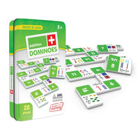Junior Learning JL481 Addition dominoes tin and pieces