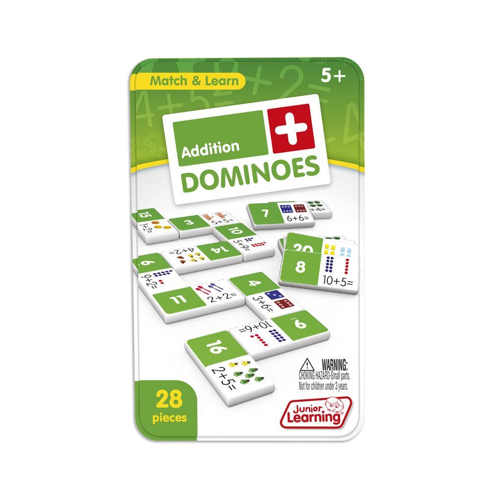 Junior Learning JL481 Addition dominoes tin