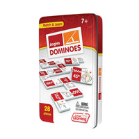 Junior Learning JL496 Angles Dominoes tin angled left