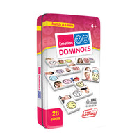 Junior Learning JL498 Emotion Dominoes tin angled right