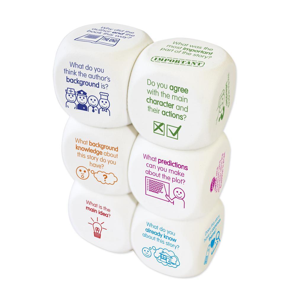 Junior Learning JL531 Comprehension Dice stacked