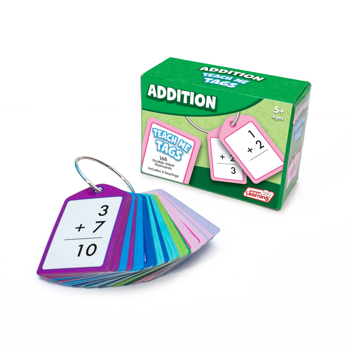 Junior Learning JL630 Addition Teach Me Tags box and content