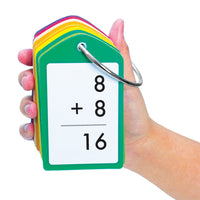 hand holding Junior Learning JL630 Addition Teach Me Tags