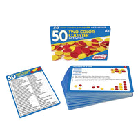 Junior Learning JL639 50 Two-Color Counter Activities box and cards